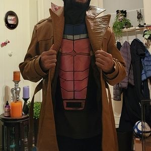 Gambit real leather jacket, xmen inspired. Leather trench.